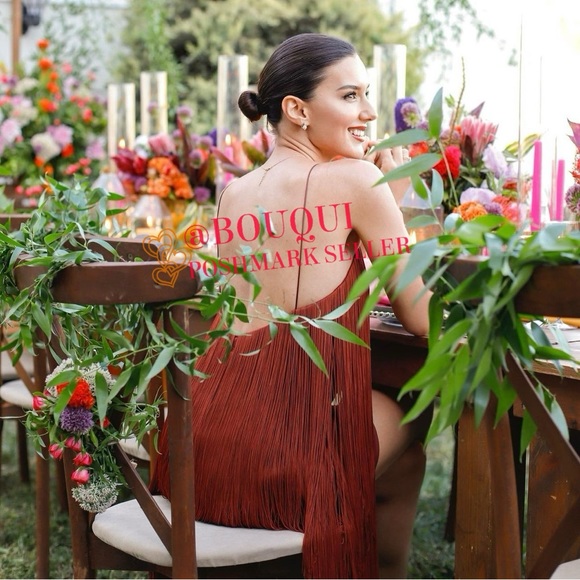 BLOGGERS FAV ZARA STRAPPY FRINGED DRESS - Picture 9 of 13